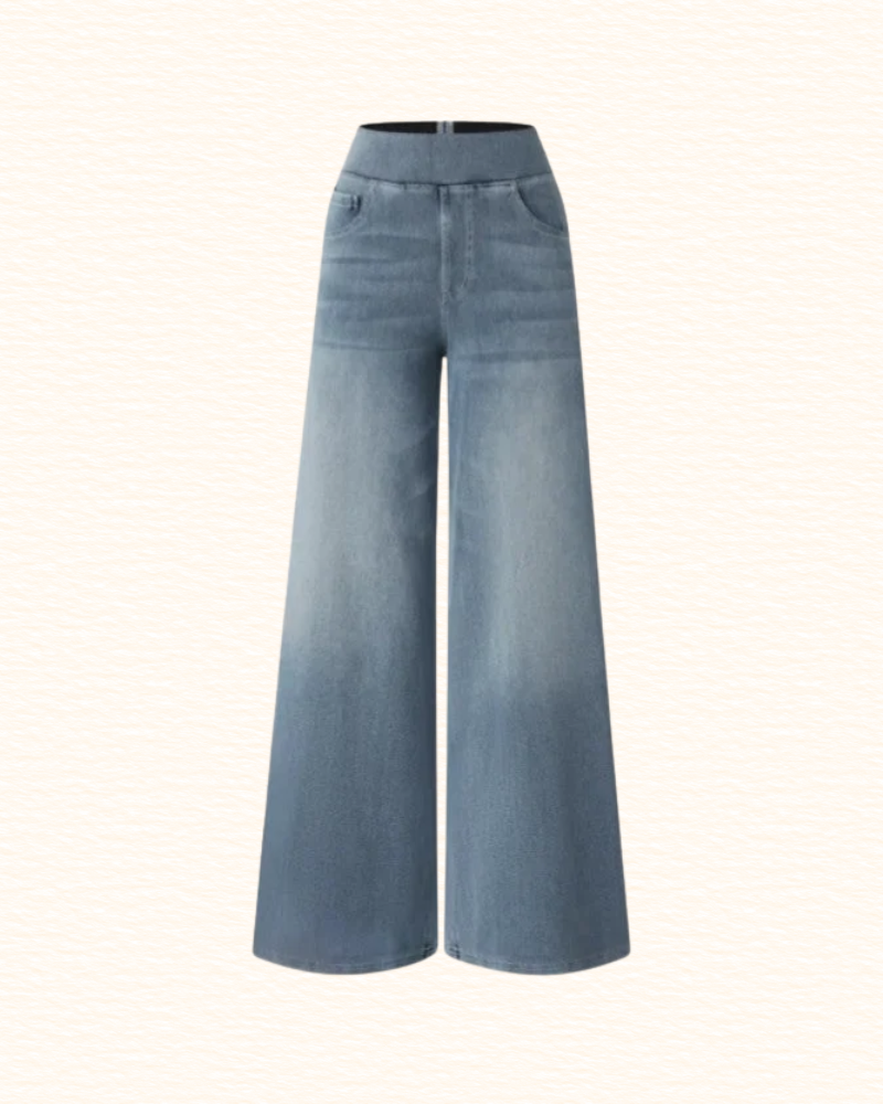 Pantalon À Jambes Larges Pour Femme | Taille Haute