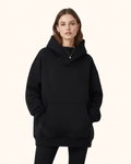 Sweat Ample À Capuche Pour Femme | Col Montant