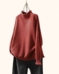 Pull Texturé Pour Femme | Col Montant