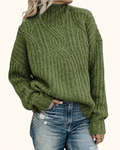 Pull Torsadé Pour Femme | Coupe Ample