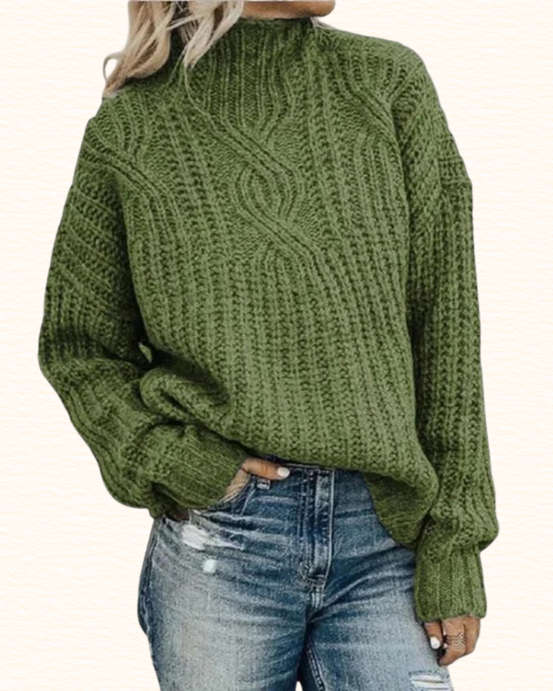 Pull Torsadé Pour Femme | Coupe Ample