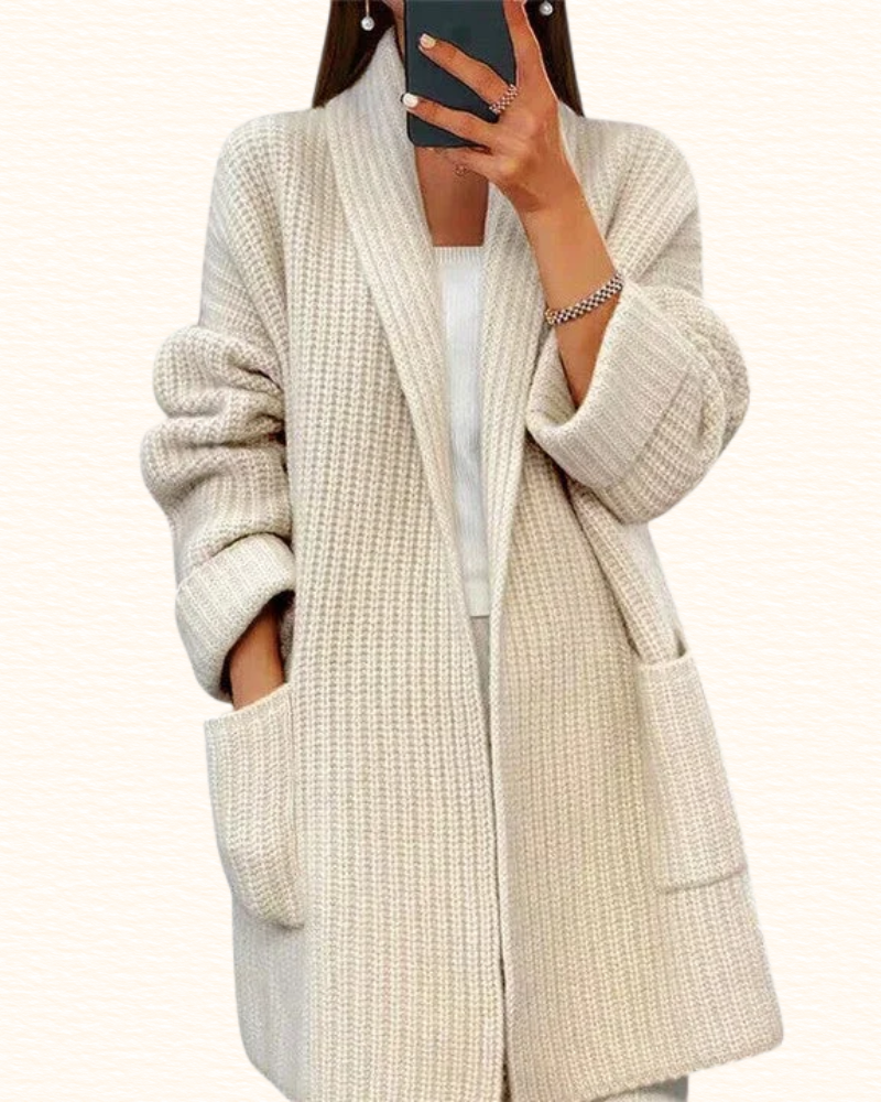 Maison Verane | Cardigan Chaleur Tricotée Premium Ouverture Frontale Relaxée