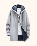 Gilet Long À Capuche Pour Femme | Fermeture Zippée