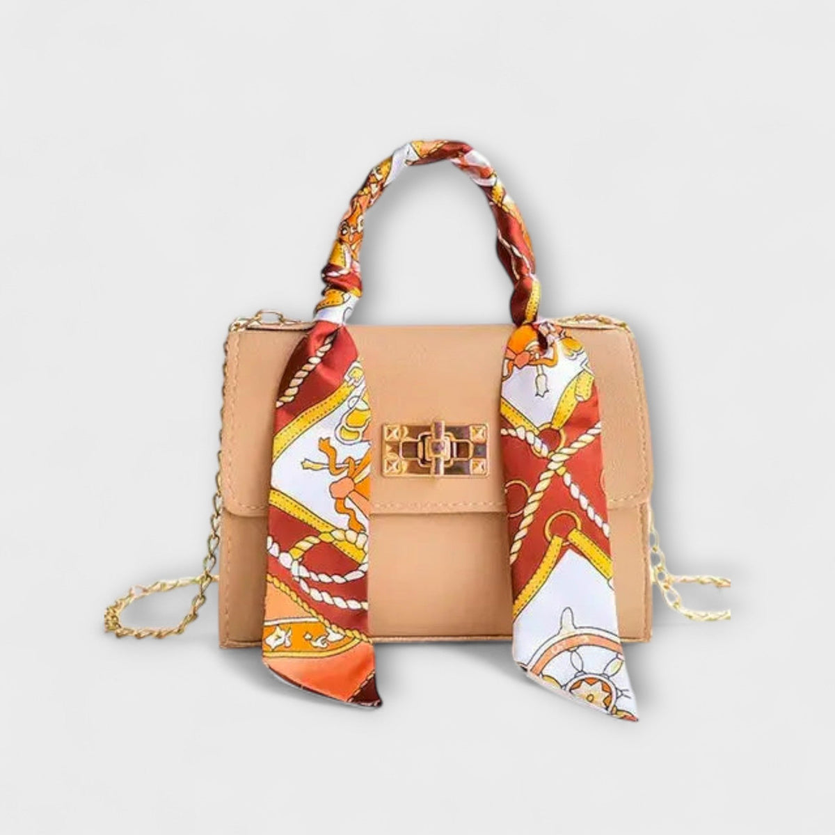 Sac À Main Structuré Pour Femme | Foulard Décoratif
