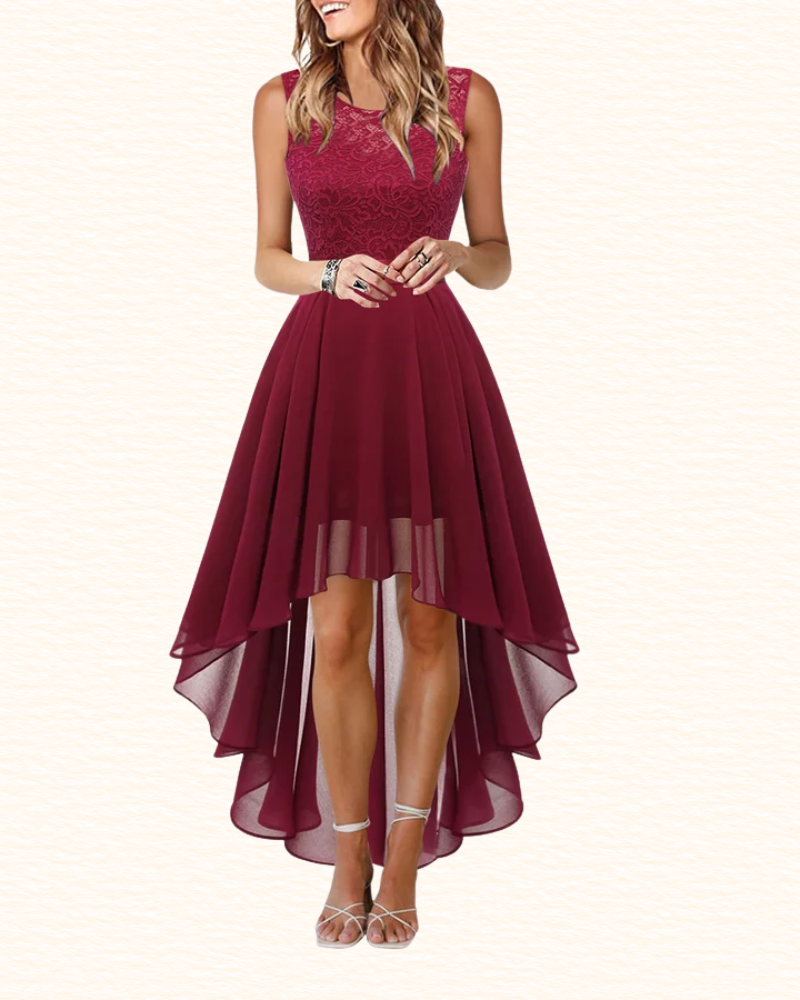 Robe Asymétrique Sans Manches Pour Femme | Midi