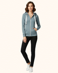 Sweat Zippé À Capuche Pour Femme | Poches Avant