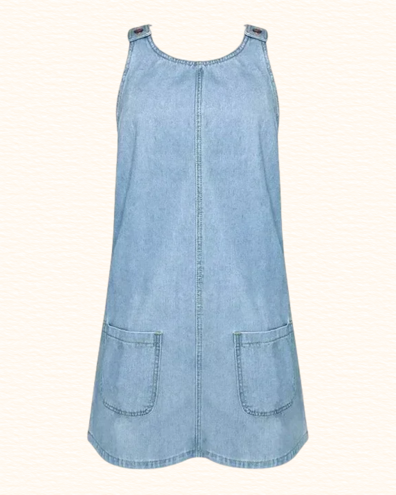 Robe Chasuble À Poches Pour Femme | Midi