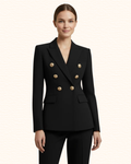 Blazer Croisé Pour Femme | Boutons Dorés