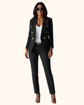 Tailleur Deux Pièces Pour Femme | Blazer Croisé Et Pantalon