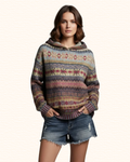 Sweat À Capuche Pour Femme | Motifs Géométriques Multicolores