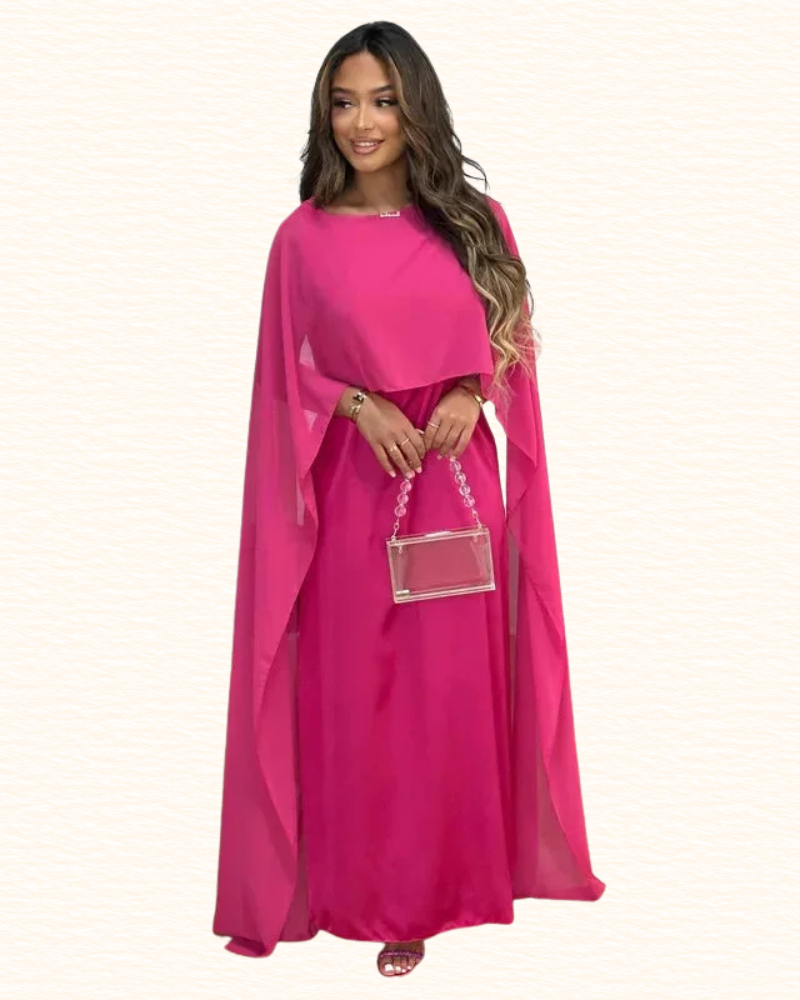 Robe Cape Minimaliste Pour Femme | Maxi