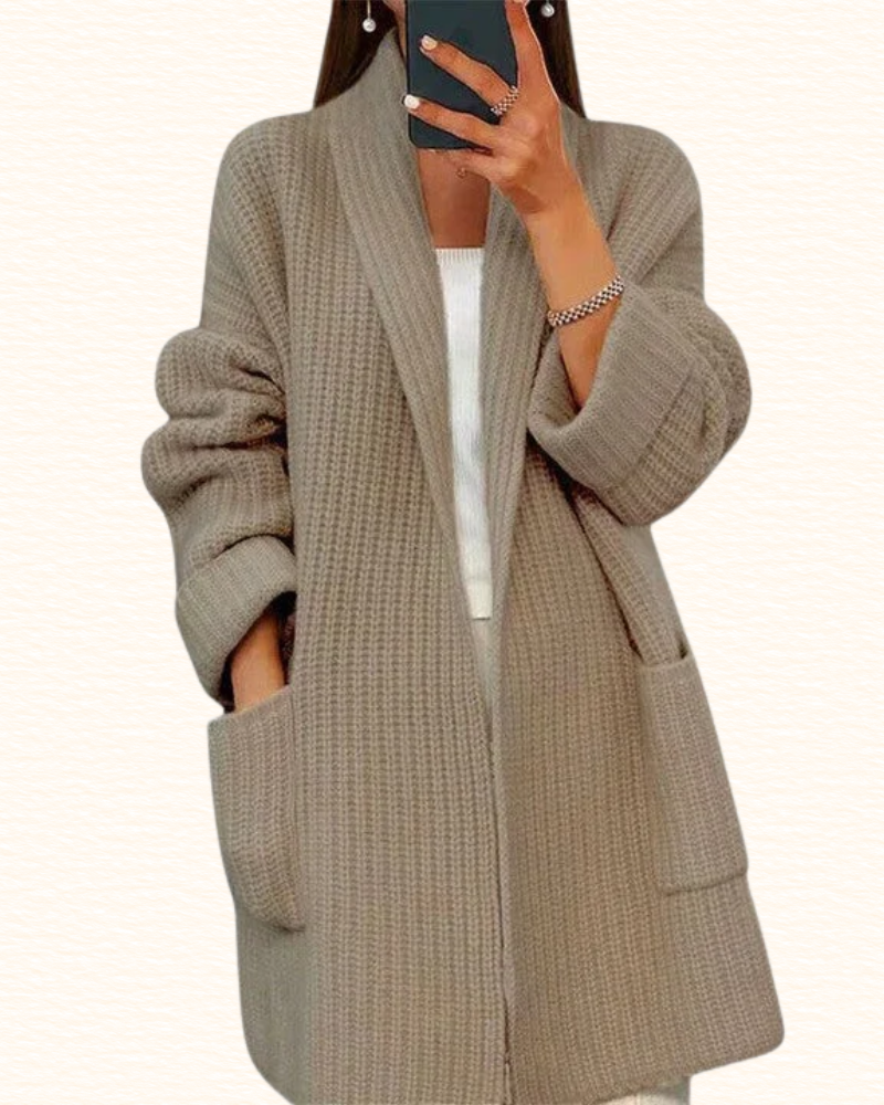 Maison Verane | Cardigan Chaleur Tricotée Premium Ouverture Frontale Relaxée