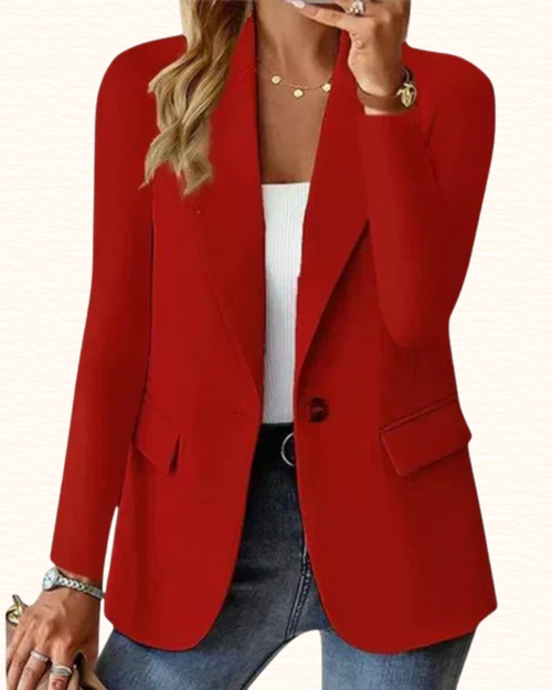 Blazer Cintré Pour Femme | Bouton Unique