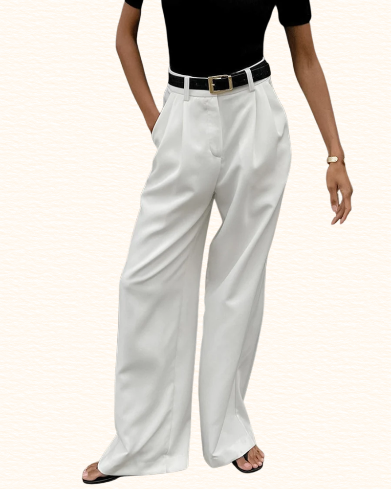 Pantalon À Pinces Pour Femme | Coupe Large