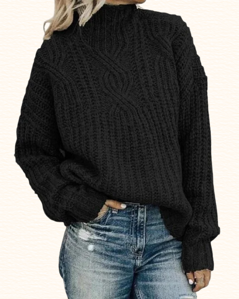 Pull Torsadé Pour Femme | Coupe Ample