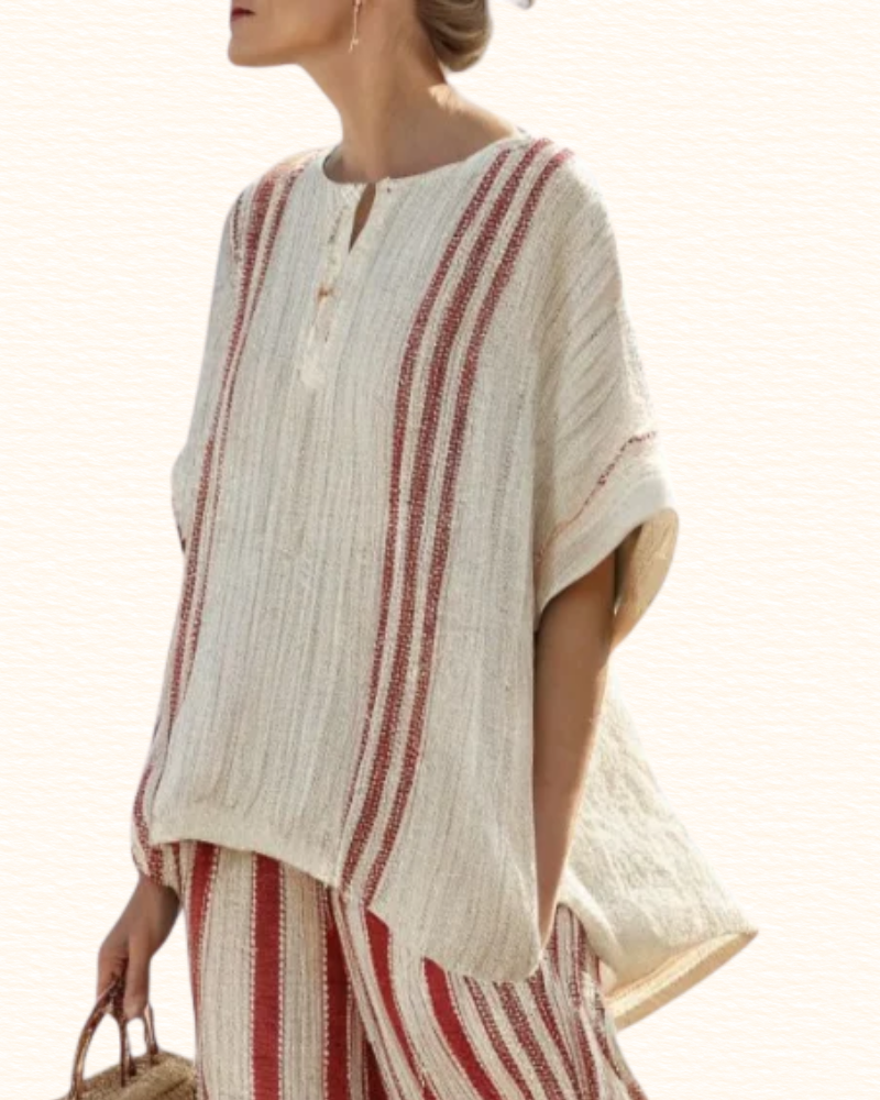 Maison Verane | Haut Design De Blouse Détendue Mouvement Non Restrictif