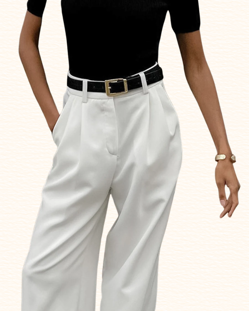 Pantalon À Pinces Pour Femme | Coupe Large