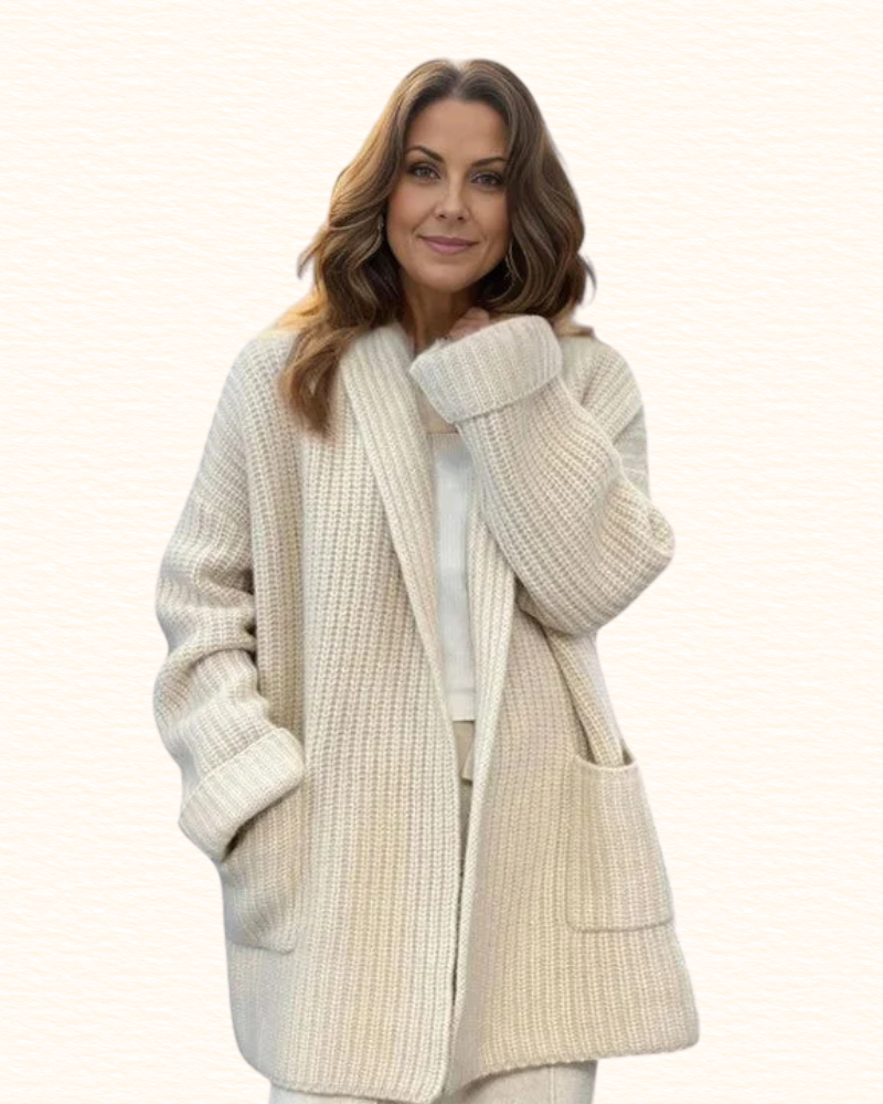 Maison Verane | Cardigan Chaleur Tricotée Premium Ouverture Frontale Relaxée