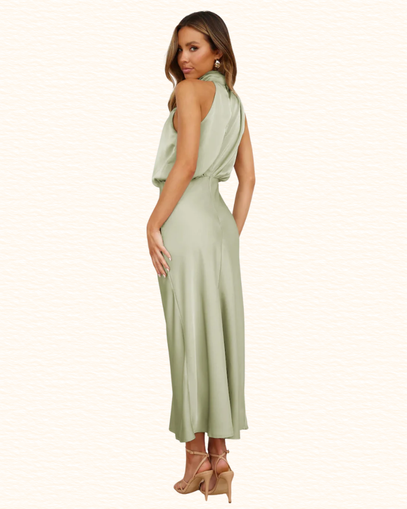 Robe De Soirée Pour Femme | Encolure Tour De Cou