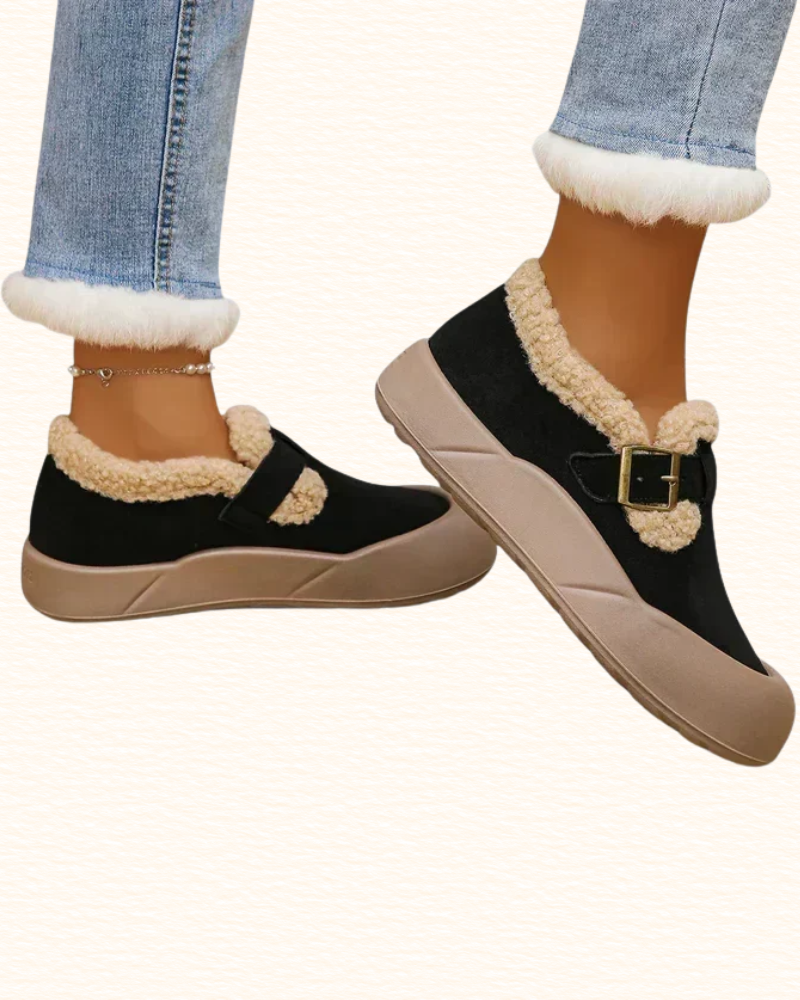 Chaussures À Boucle Pour Femme | Semelle Épaisse