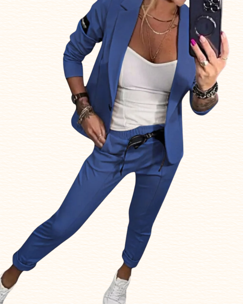 Ensemble Trois Pièces Pour Femme | Blazer, Haut Et Pantalon