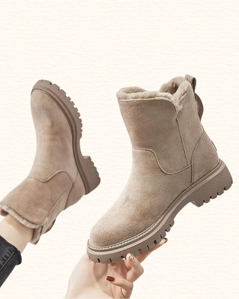 Bottines Zippées Pour Femme | Semelle Crantée