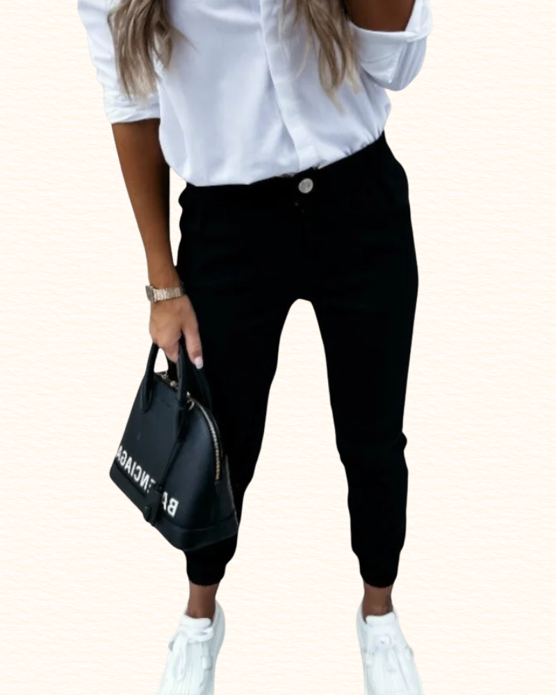 Pantalon Fuselé Pour Femme | Taille Haute Et Longueur Cheville