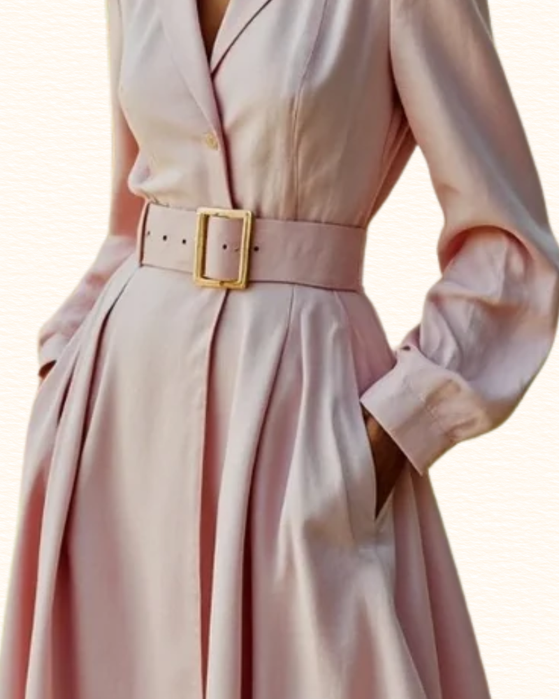 Robe Blazer À Jupe Plissée Pour Femme | Maxi