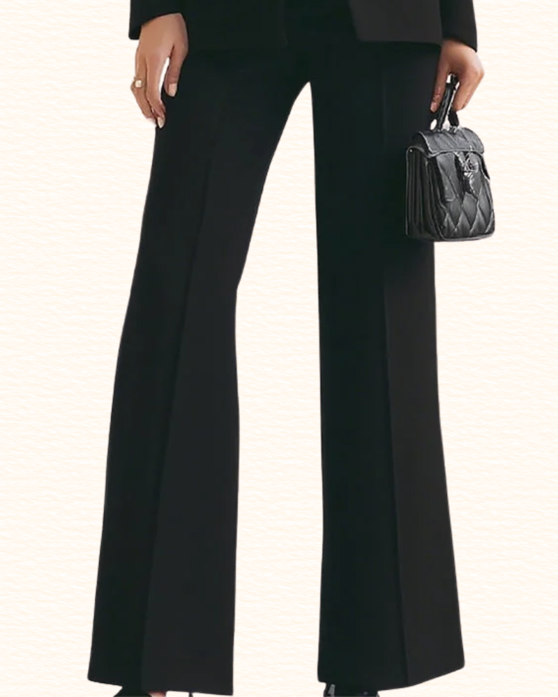 Tailleur Pantalon Évasé Pour Femme | Blazer Cintré