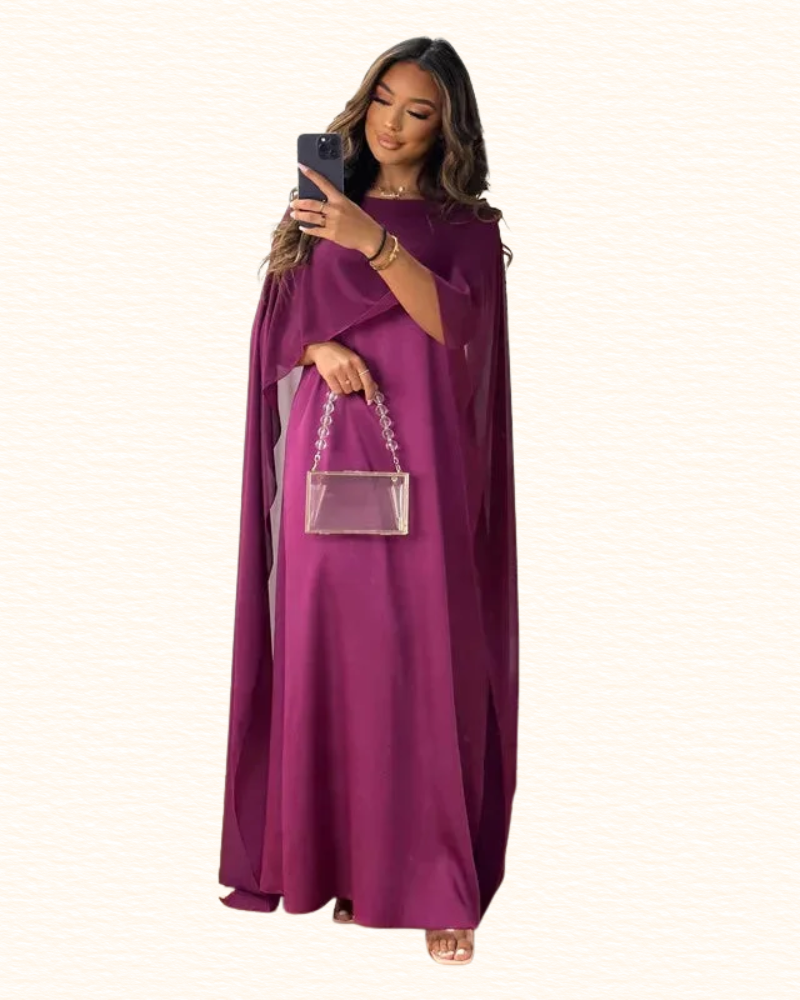 Robe Cape Minimaliste Pour Femme | Maxi