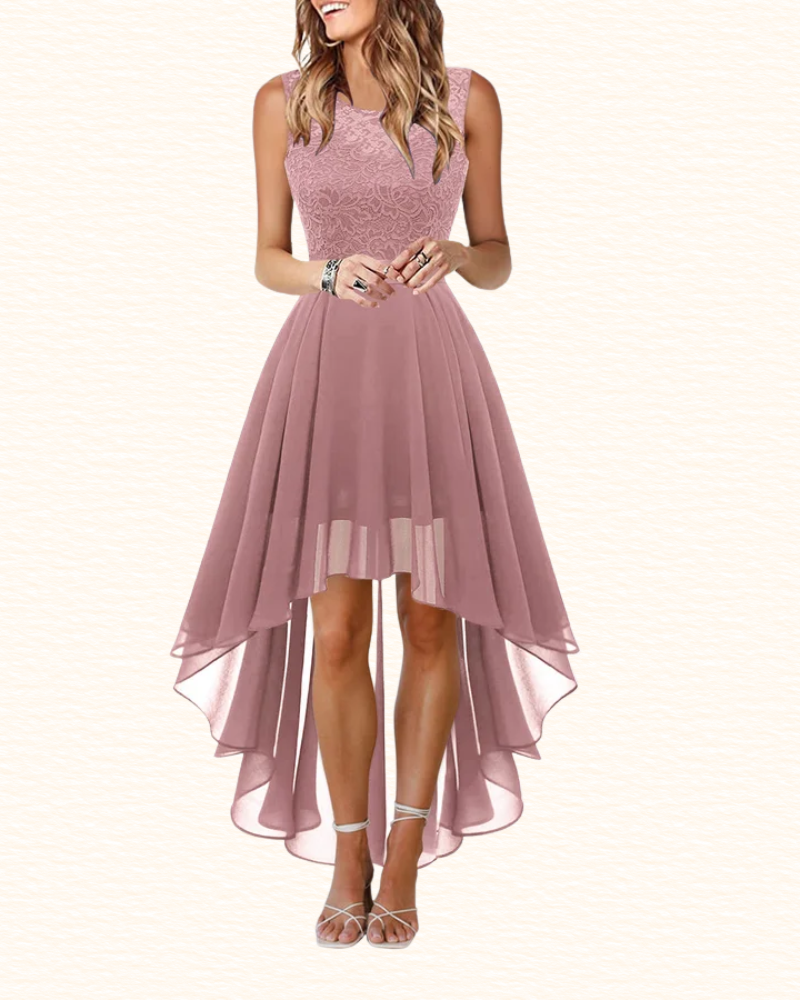 Robe Asymétrique Sans Manches Pour Femme | Midi