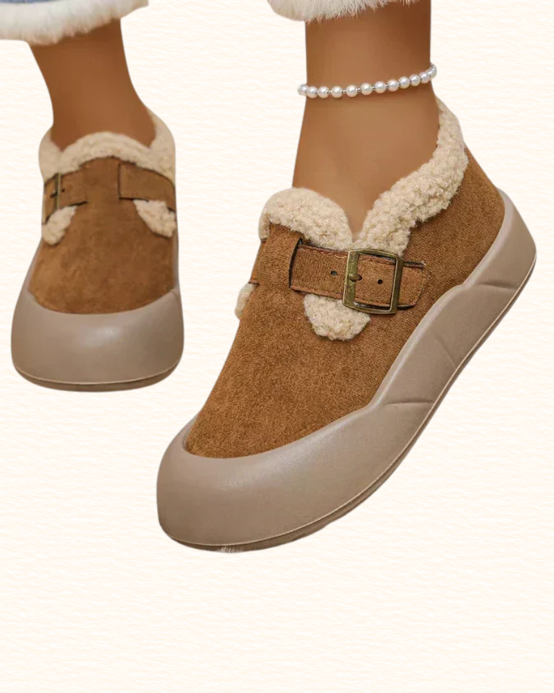 Chaussures À Boucle Pour Femme | Semelle Épaisse
