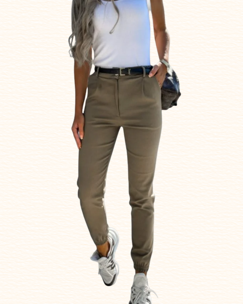 Pantalon Fuselé Pour Femme | Taille Haute Et Longueur Cheville