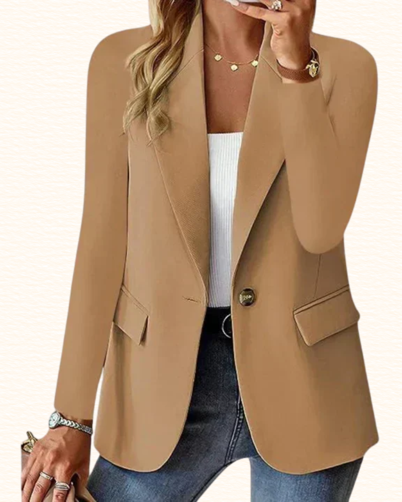 Blazer Cintré Pour Femme | Bouton Unique