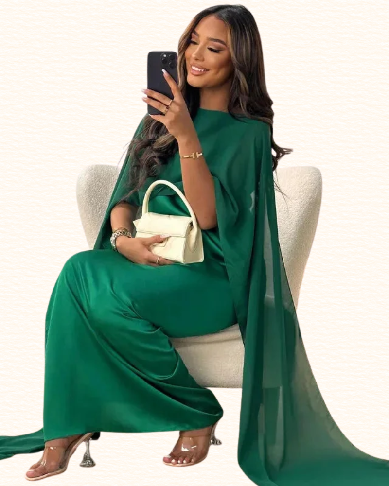 Robe Cape Minimaliste Pour Femme | Maxi