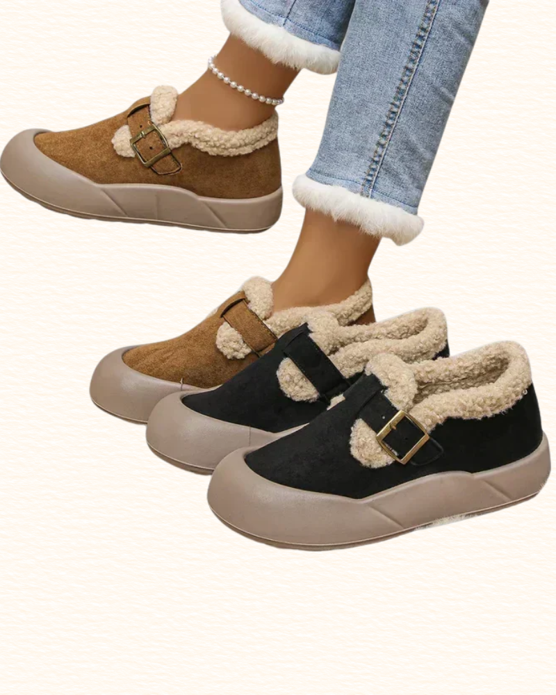Chaussures À Boucle Pour Femme | Semelle Épaisse