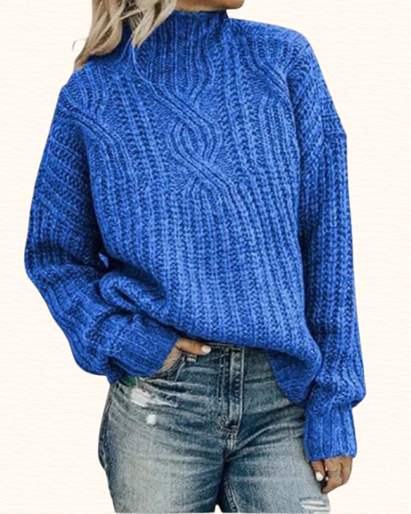 Pull Torsadé Pour Femme | Coupe Ample