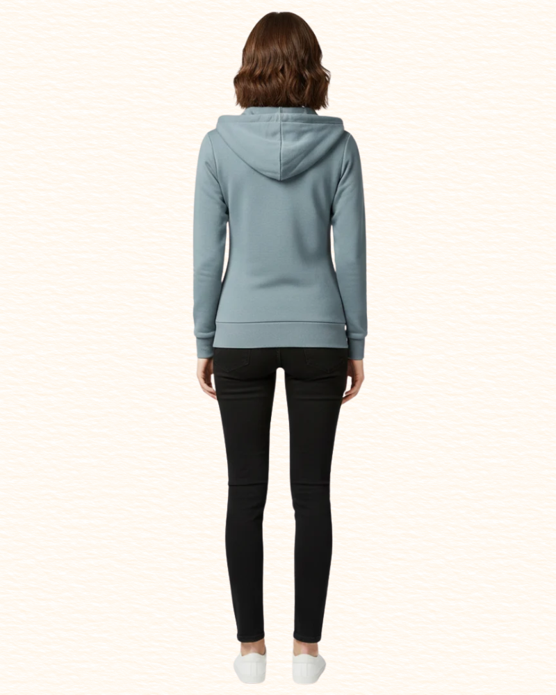 Sweat Zippé À Capuche Pour Femme | Poches Avant