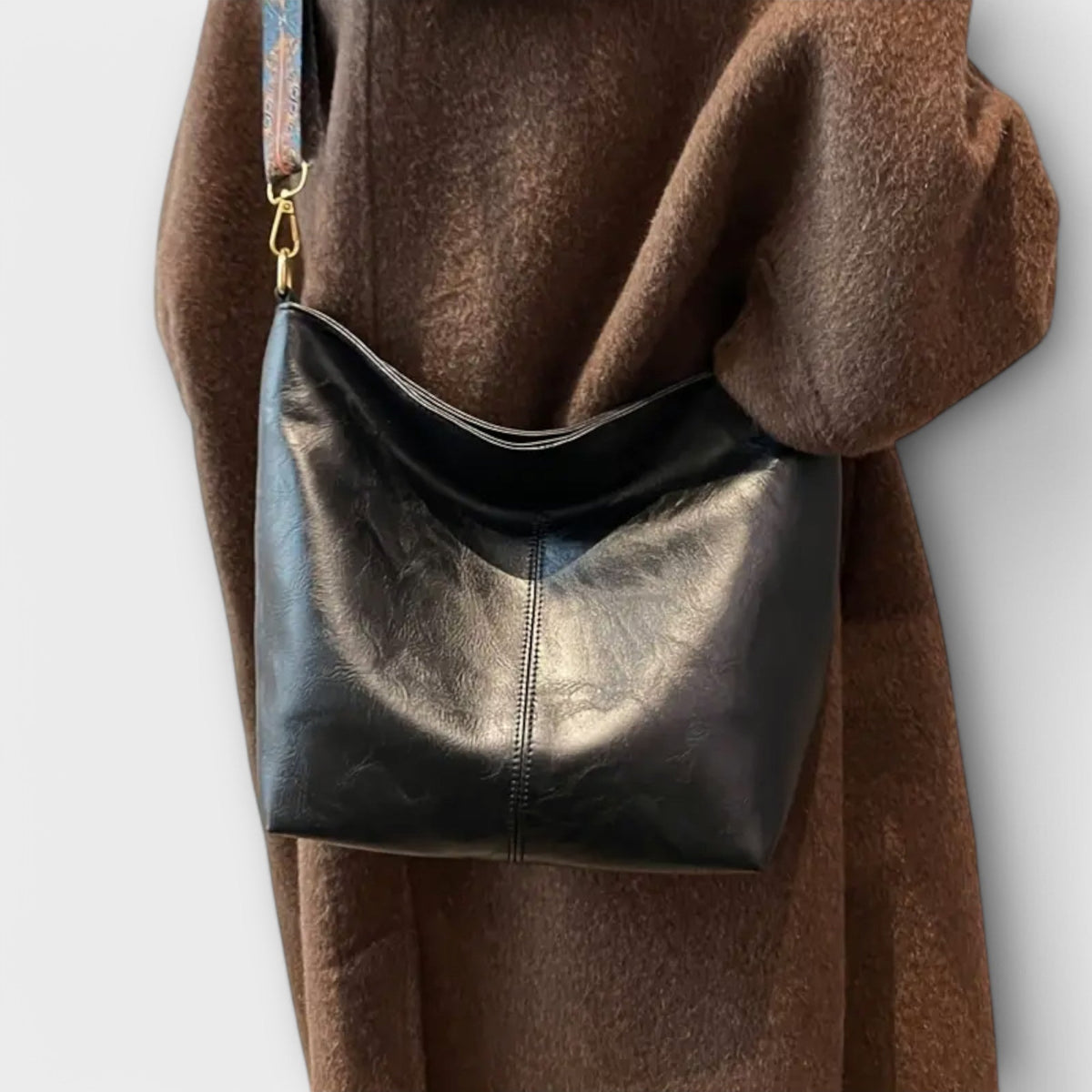 Sac Souple À Bandoulière Pour Femme | Sangle À Motifs