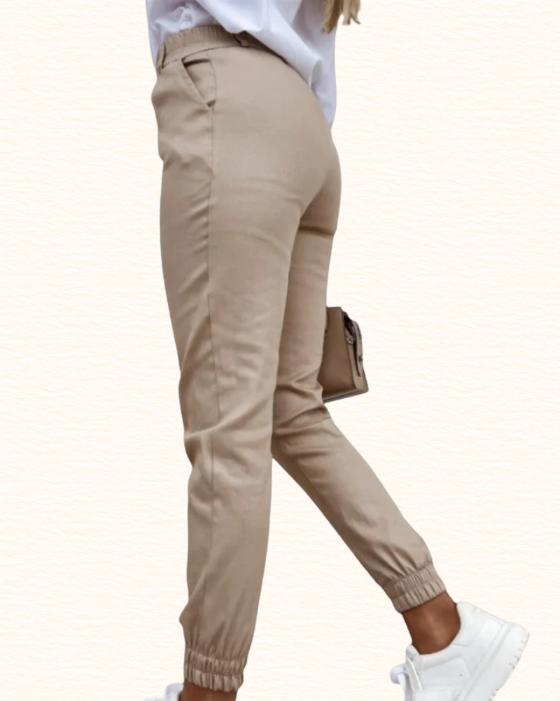 Pantalon Fuselé Pour Femme | Taille Haute Et Longueur Cheville