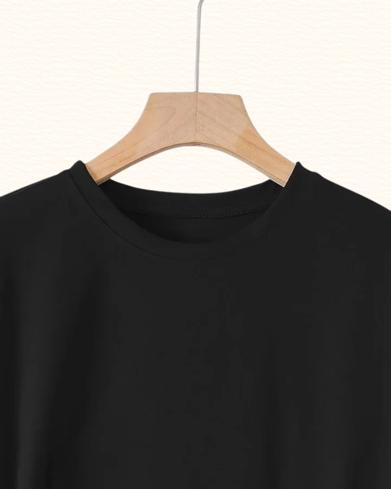 T-Shirt À Double Cœur Pour Femme | Col Rond
