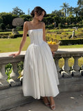 Robe Bustier Évasée Pour Femme | Midi