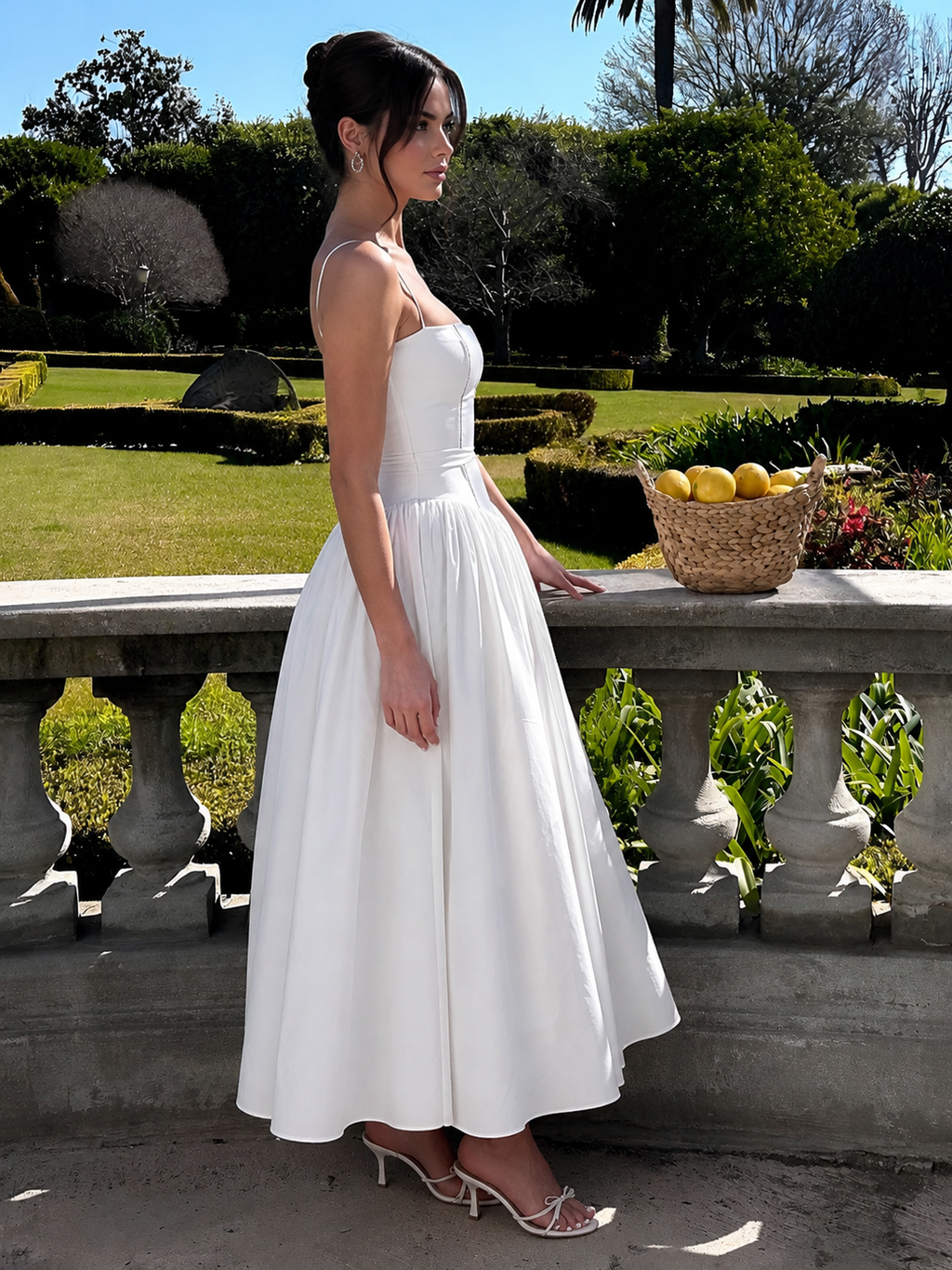Robe Bustier Évasée Pour Femme | Midi