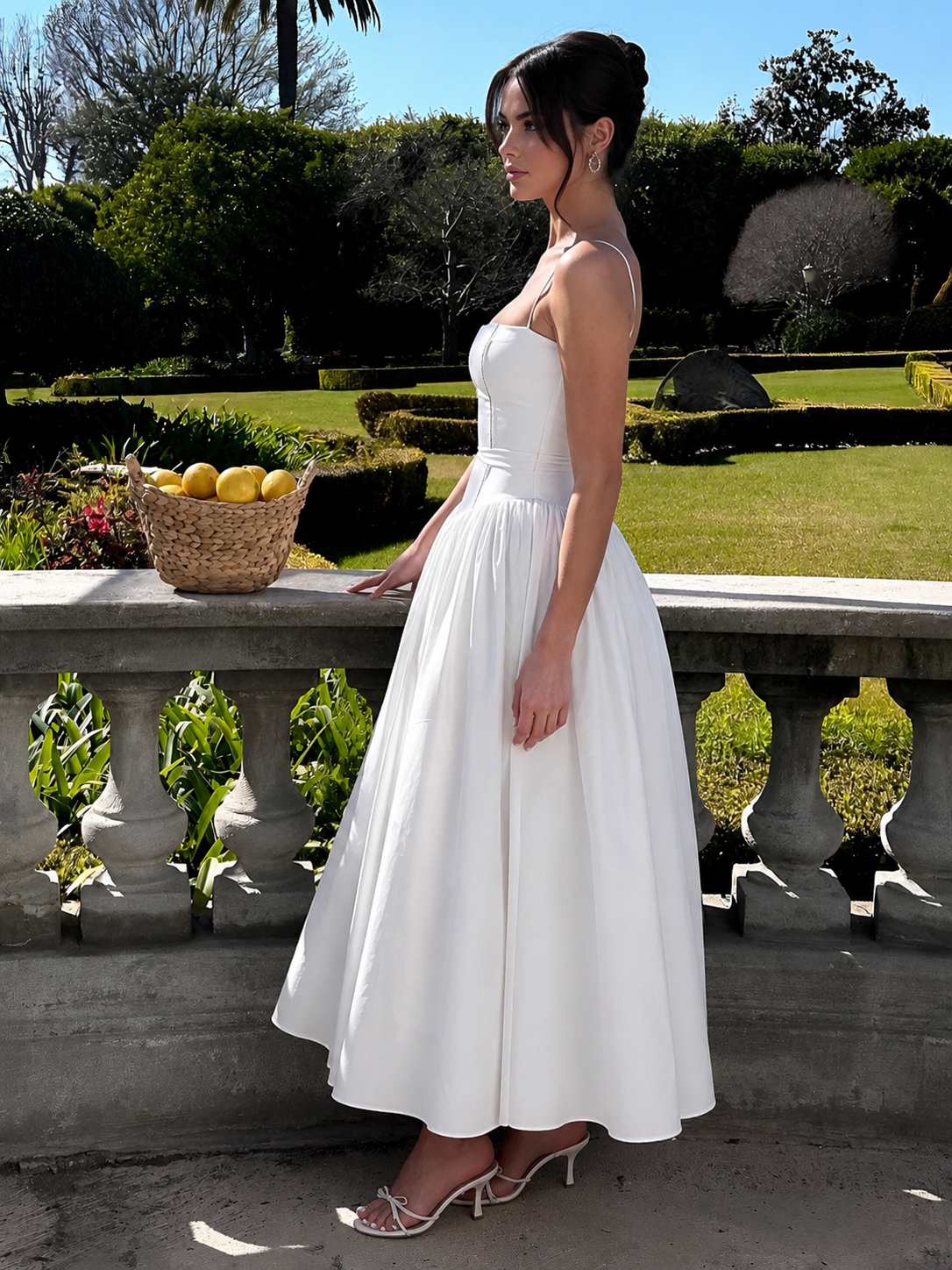 Robe Bustier Évasée Pour Femme | Midi