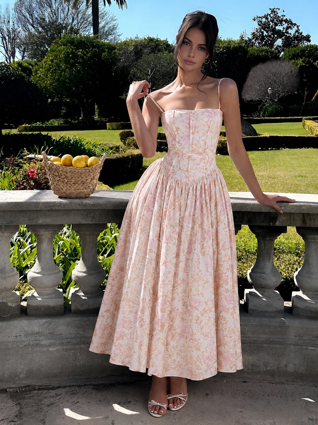 Robe Bustier Évasée Pour Femme | Midi