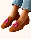 Mocassins À Pampilles Pour Femme | Talon Bas